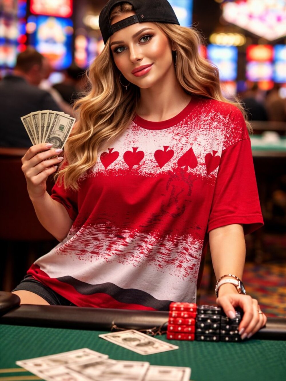 Aces Go Places Poker T-Shirt 2XL Las Vegas Casino Gambler Graphic Tee